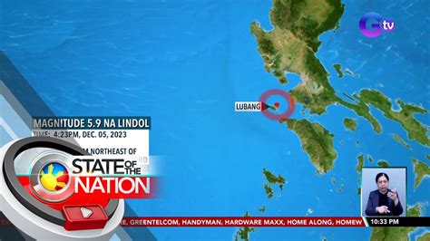 lindol today|Magnitude 5.9 na lindol niyanig Mindoro, ramdam hanggang .